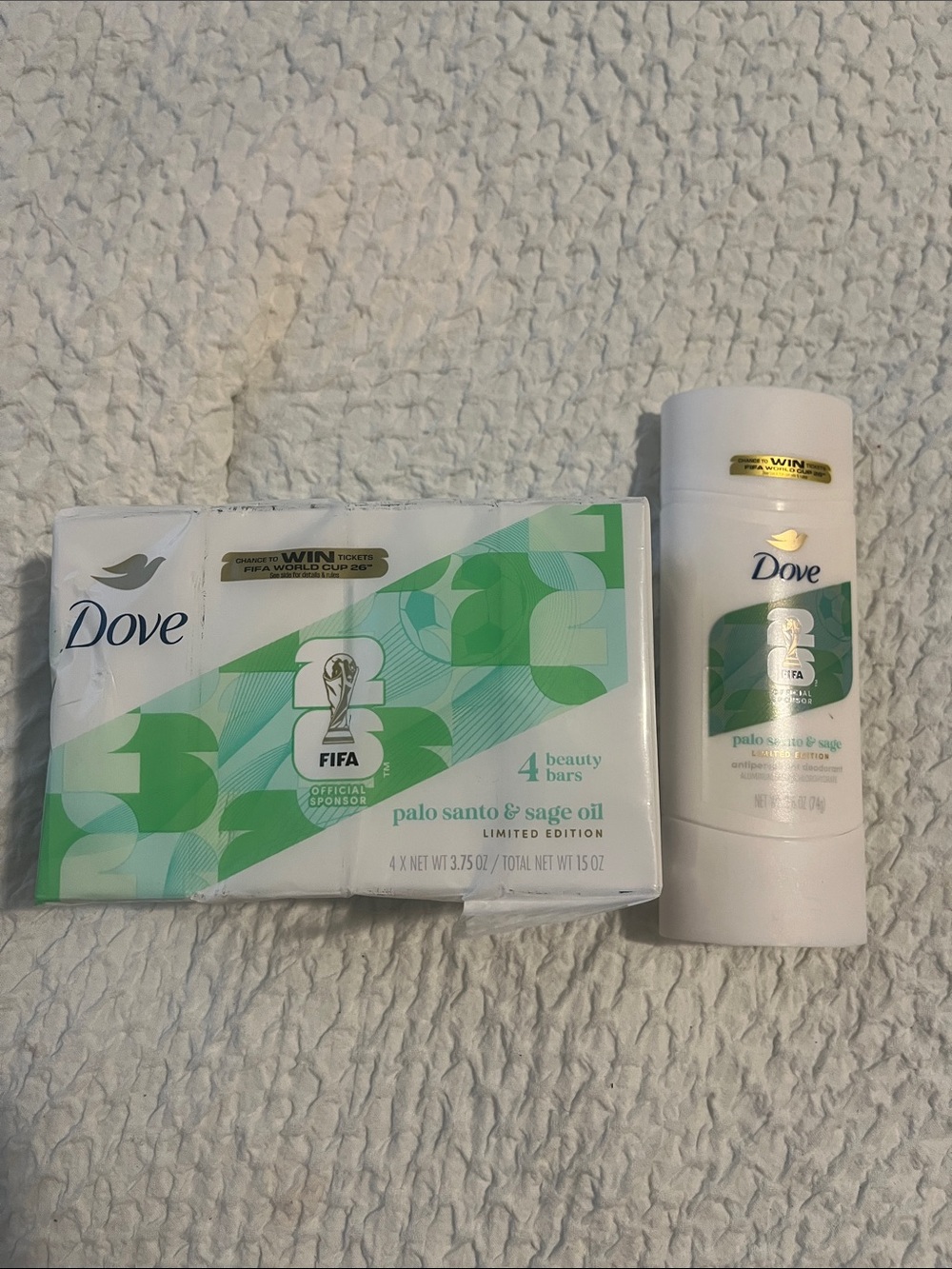 NWT Dove Palo Santo and Sage Soap and Deodorant